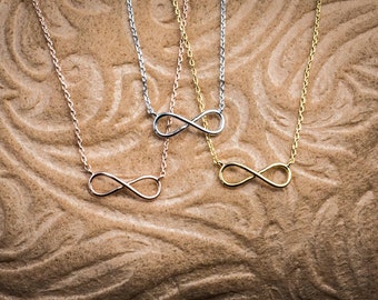 Infinity Necklace, Everlasting Bond, Without Limits, Forever Necklace Love Forever necklace, JushShop