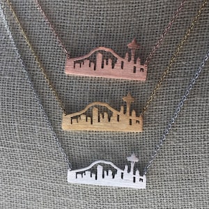 Seattle Skyline Necklace