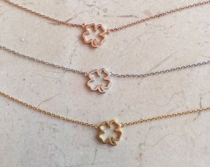 Shamrock necklace, JushShop
