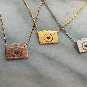 camera necklace // photography necklace, JushShop