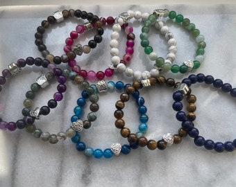 Beaded Bracelet For the Love of Pets Bracelet, Beaded Bracelet, Dog Bracelet, Paw, Cat Bracelet, Pet Remembrance, Pet Memorial, Perfect Gift