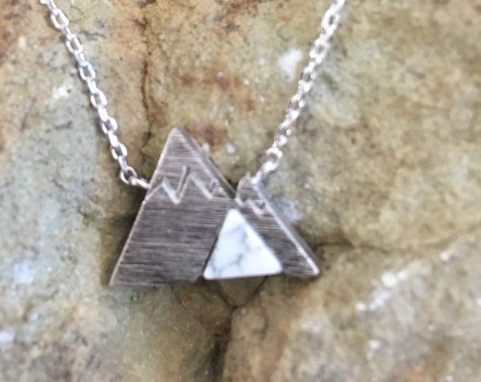 Silver Mountain Necklace, JushShop