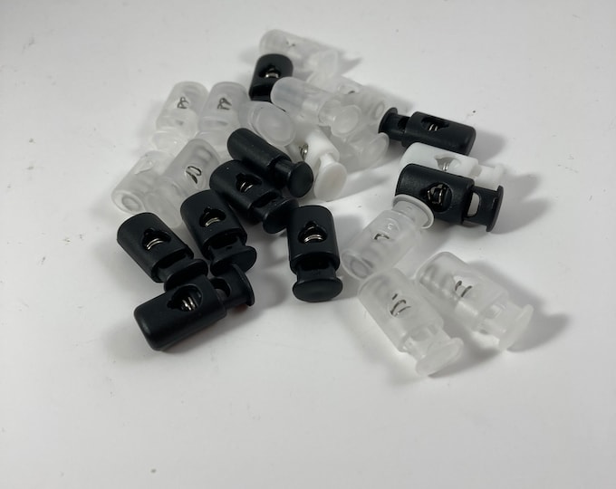 Hole Cord Stopper, Cord Lock, Toggle, Spring Hole Buckle, Face Mask Ear Toggles