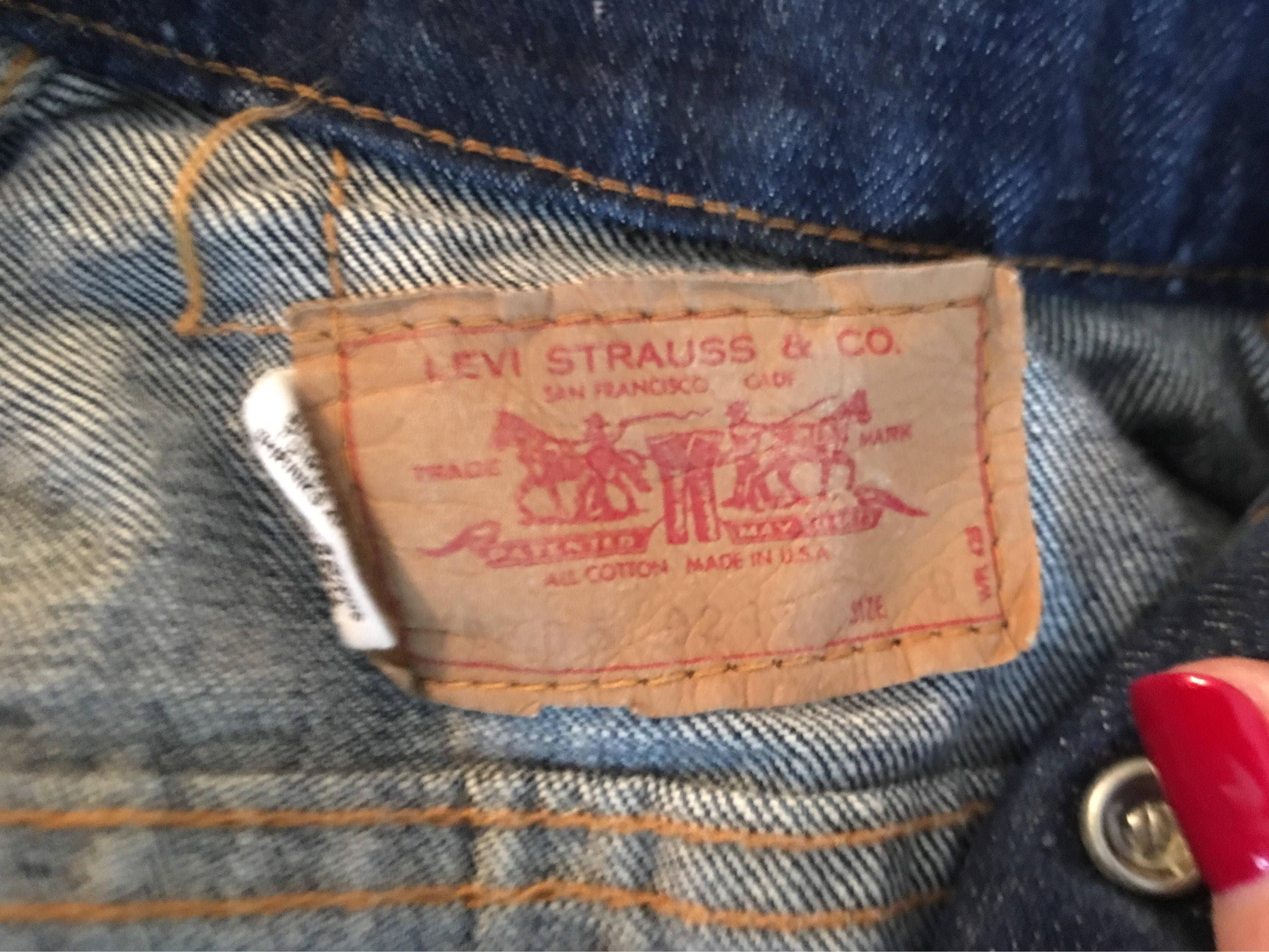 vintage levi jacket 1970