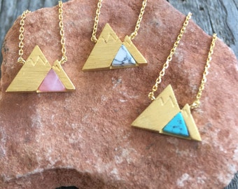 Gold Mountain Necklace