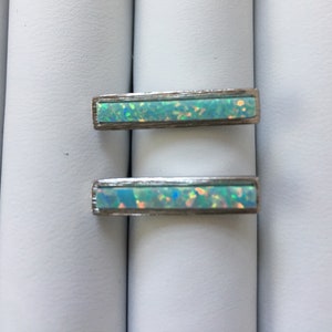 Green Opal Earrings, October Birthstone, Opal Jewelry