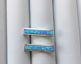 Blue Opal Earrings