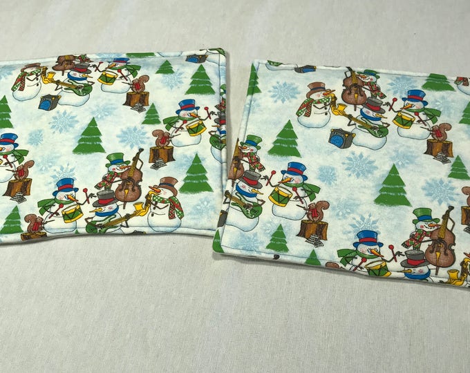Christmas Trivets, Kitchen Trivets, Holiday Trivets, Christmas Hot Pads, Christmas Table Decor, Office Party Gift, White Elephant Gift
