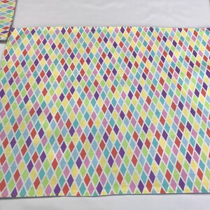 Geometric Placemats, Geometric Pattern, Geometric Table Decor, Pastel Placemats, Housewarming Gifts, Gifts for Mom, Unique Placemats,