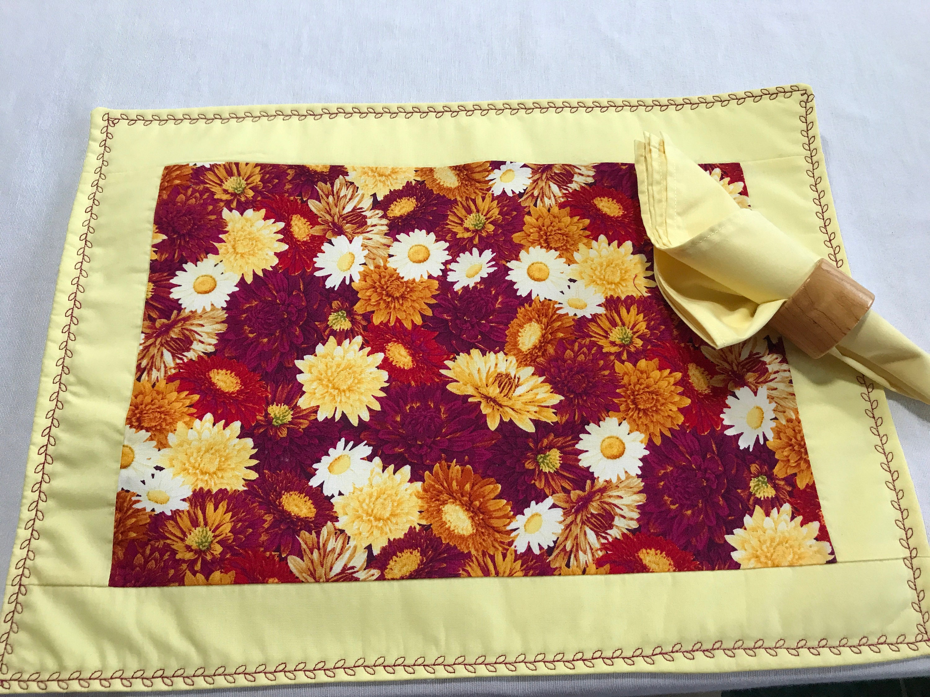 Floral Placemats Floral Place Mats Large Placemats Floral Table