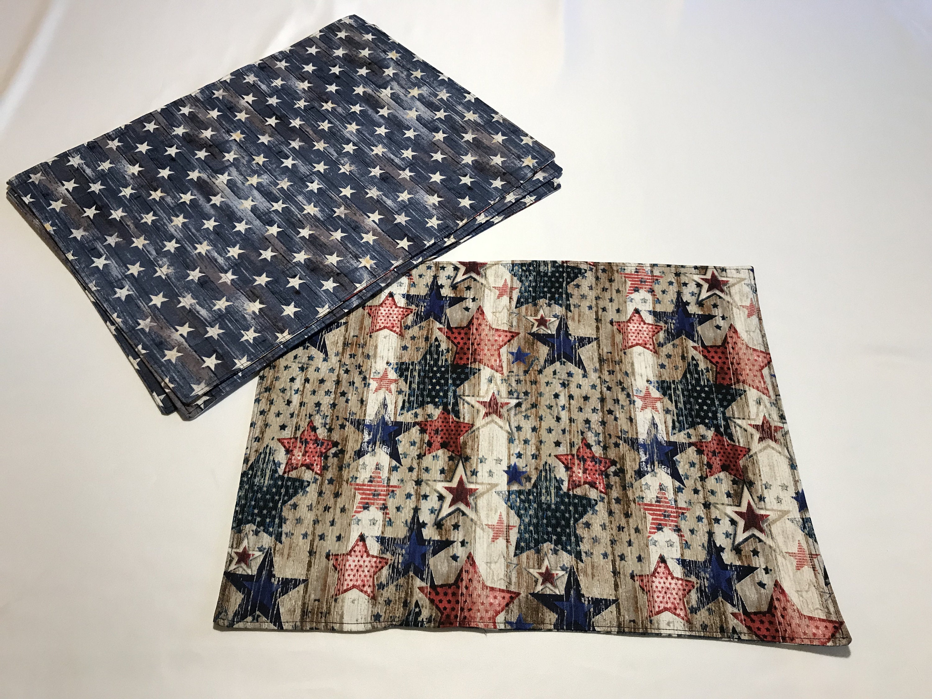 Rustic Placemats Rustic Patriotic Decor Rustic Table Mats