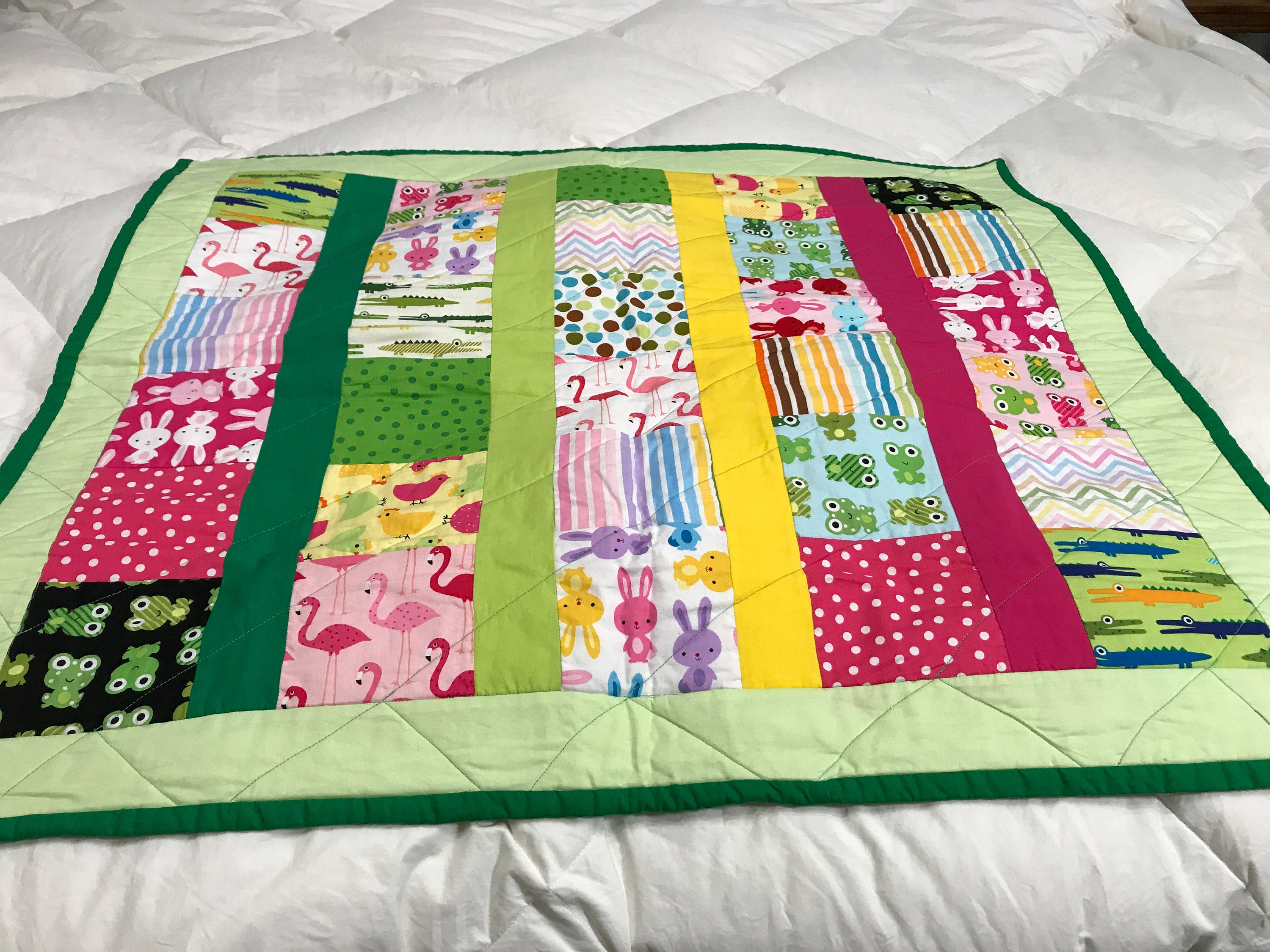 patchwork baby play mat
