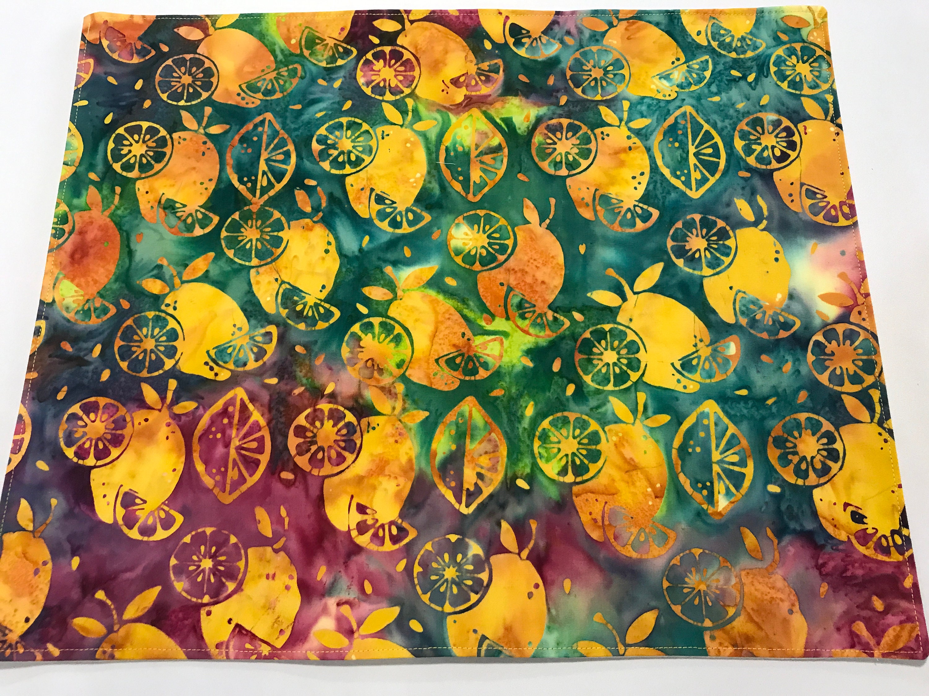 Yellow Placemats Yellow Table Decor Yellow Kitchen Mats Set Of