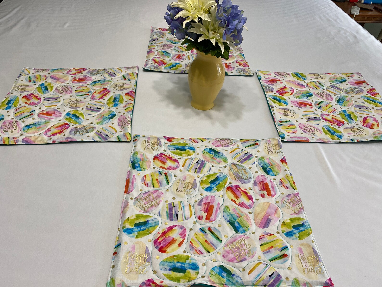 Easter Table Linens Easter Table Decor Easter Linens Table Etsy