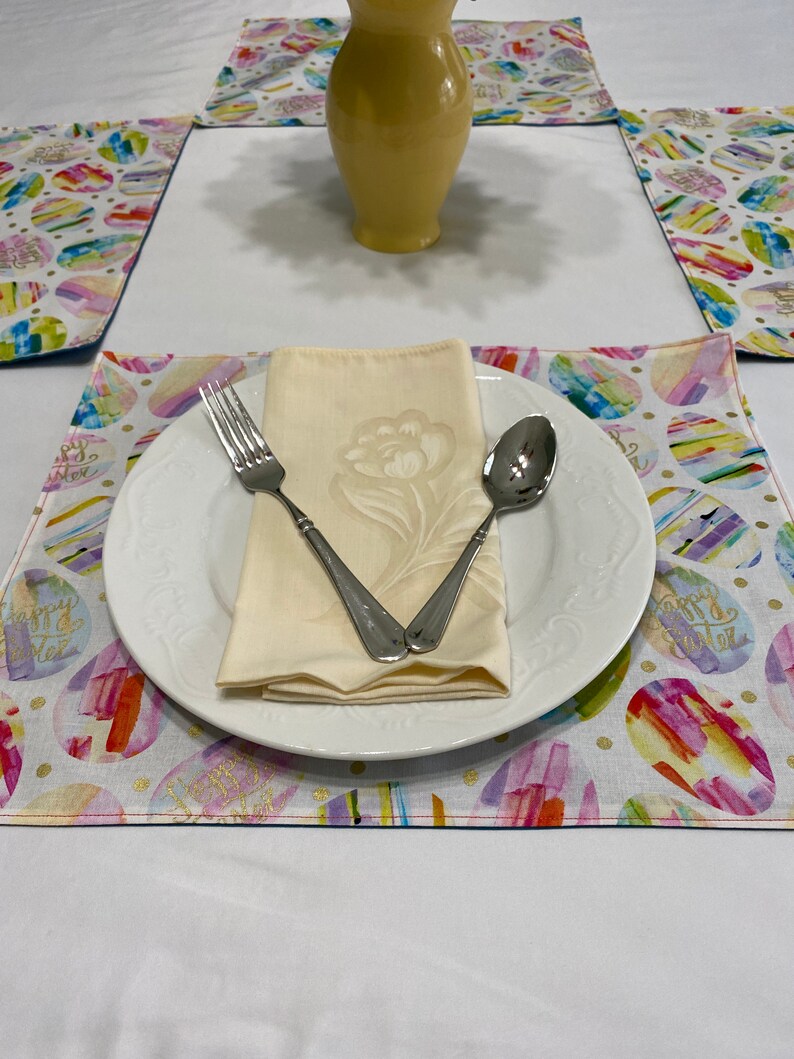 Easter Table Linens Easter Table Decor Easter Linens Table Etsy