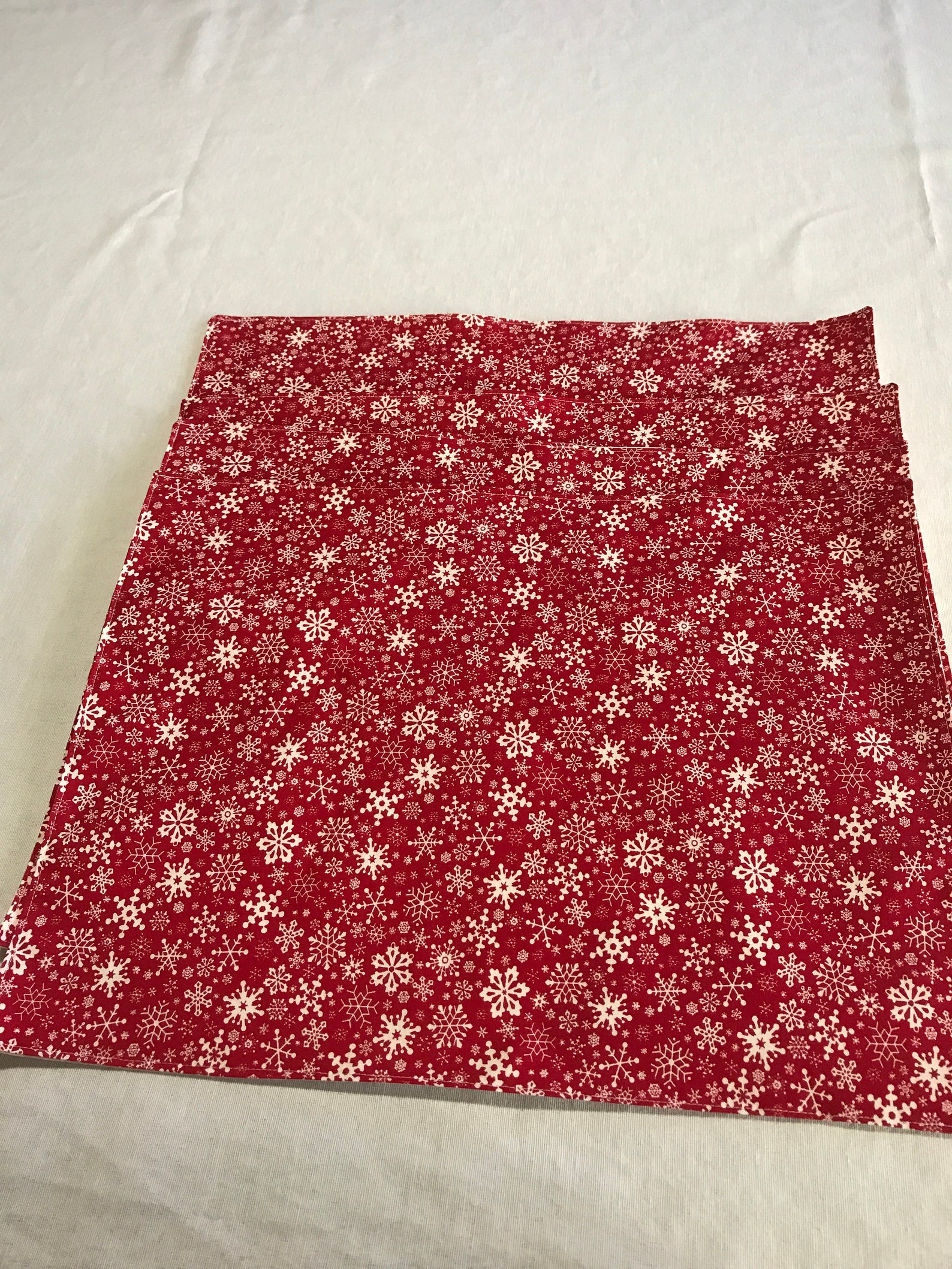 Christmas Red Placemats Christmas Placemats Red Placemats Etsy