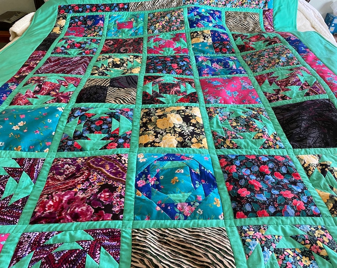 Keepsake Quilts, Keepsake Blanket, Memory Quilt, Keepsake Gift, Upcycled Quilt, Memory Shirt Quilt, Personal Quilt,Patchwork Quilt,OOAK