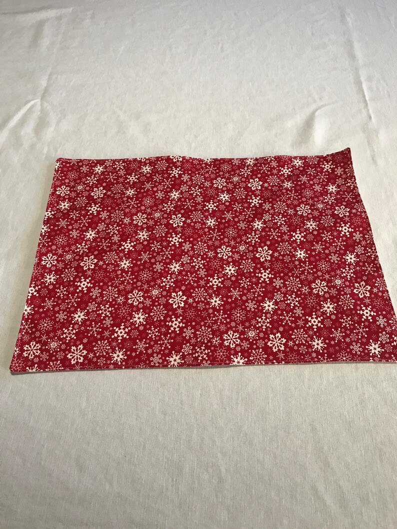 Christmas Red Placemats Christmas Placemats Red Placemats Etsy