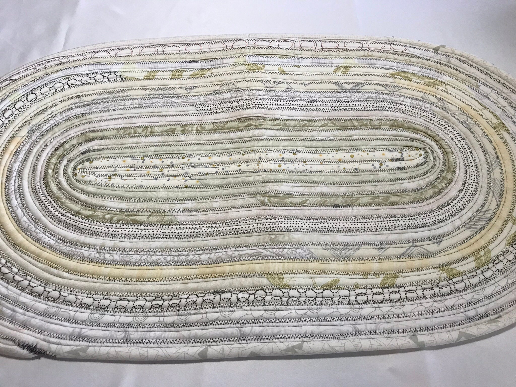 Quilted Rug Oval Rug Quilted Floor Rugs Bath Mats and Rugs Etsy