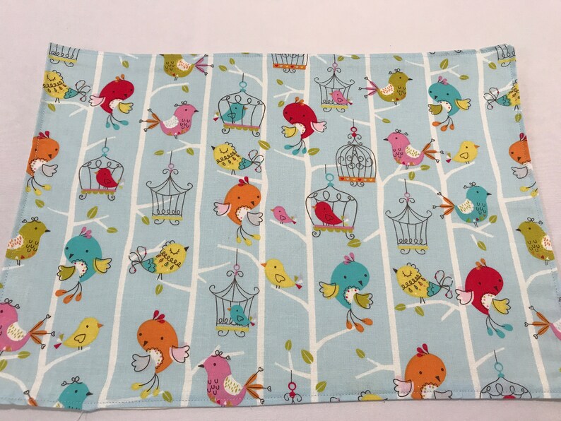 Kids Placemats Kids Table Decor Kids Placemat Set Blue Etsy