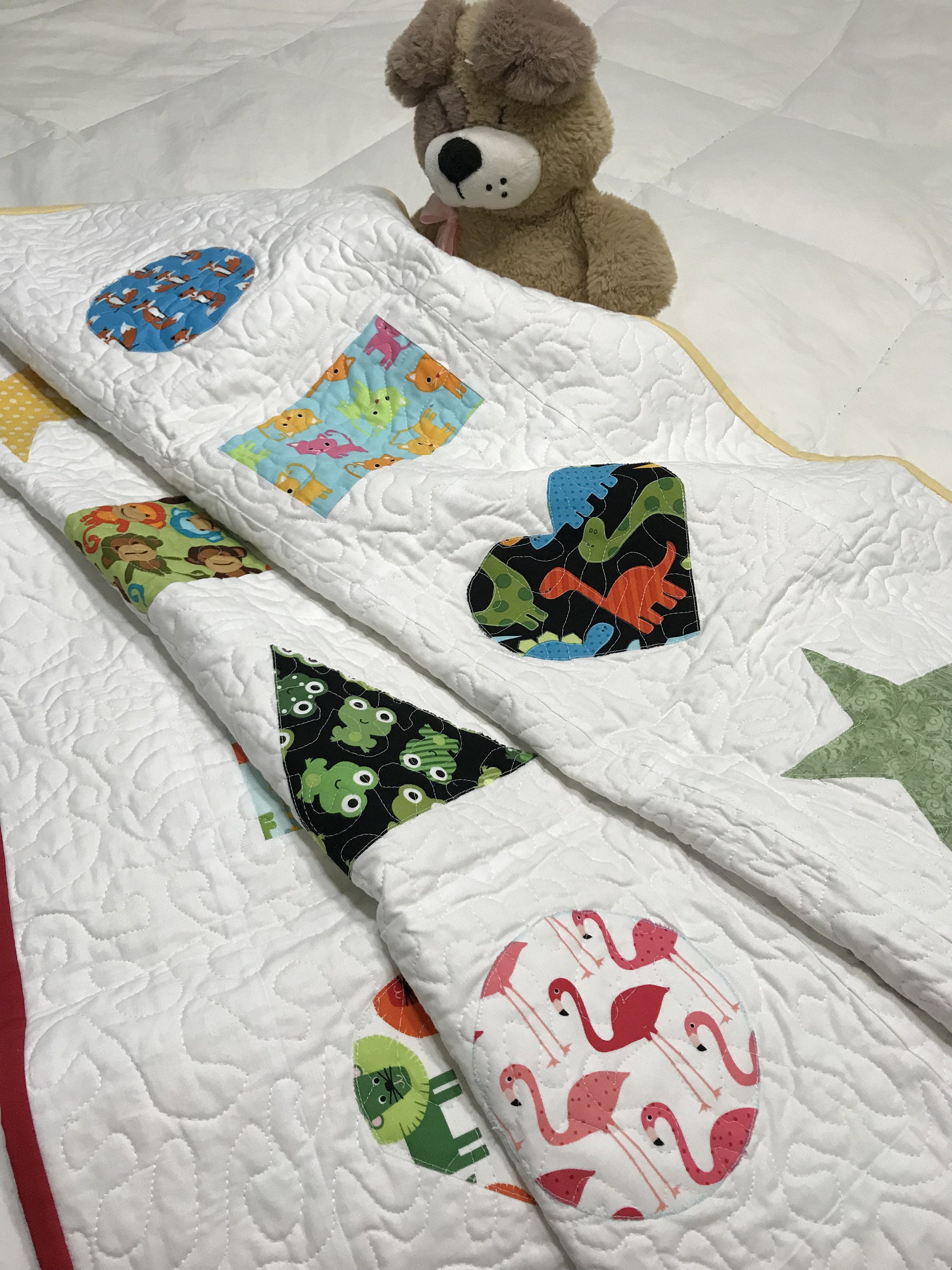 large quilted play mat