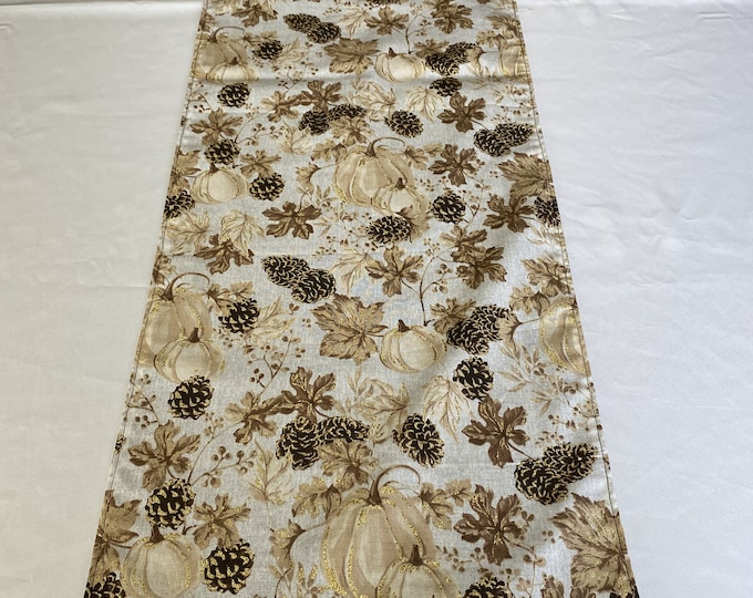 Pumpkin Table Decor, Pumpkin Table Runner, Rustic Table Decor, Pumpkin Decor Table, Fall Table Runner, Fall Table Decor, Brown Table Runner