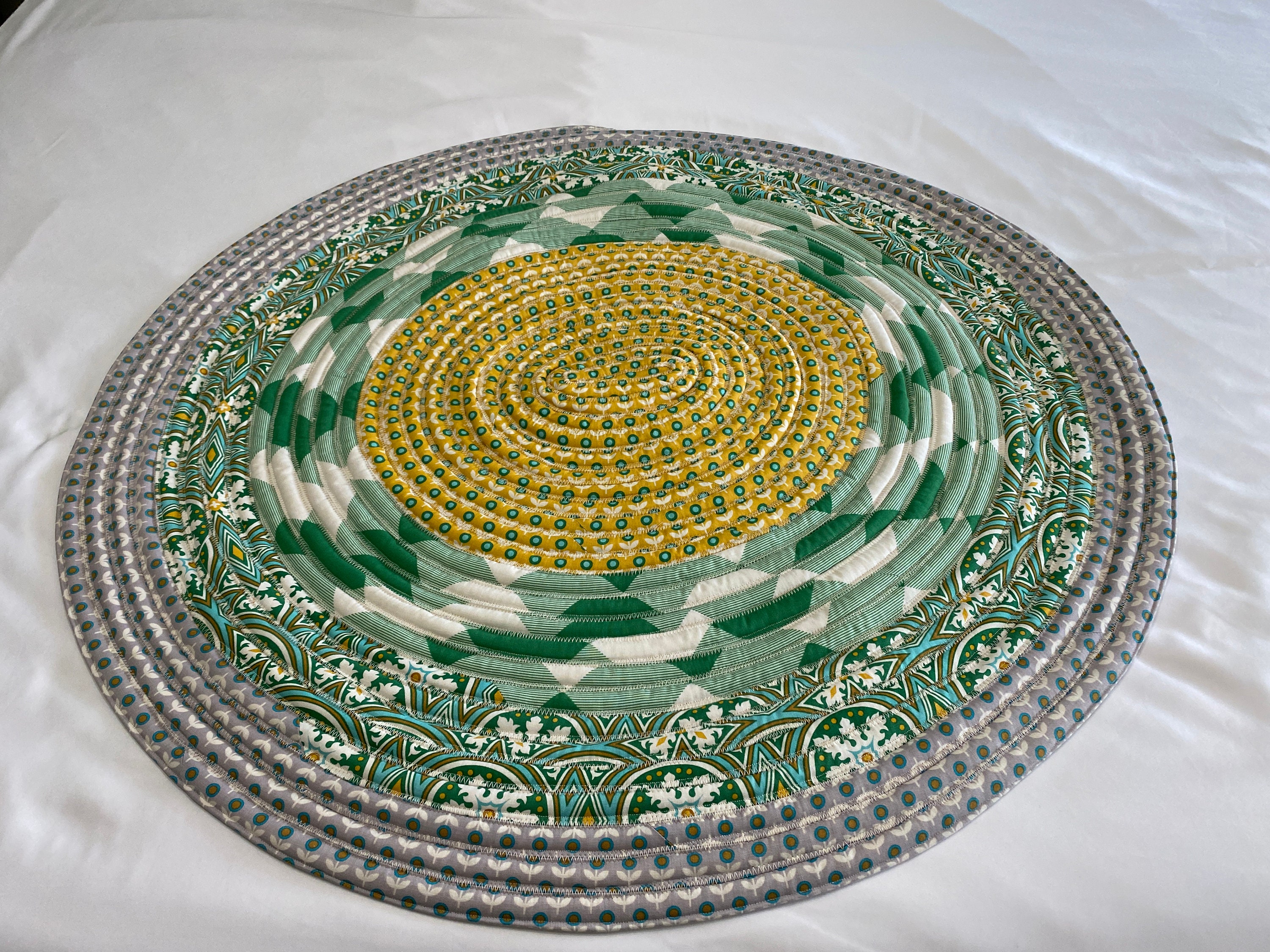 Quilted Rug Oval Rug Quilted Floor Rugs Bath Mats and Rugs Etsy