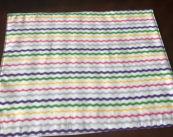 Easter Placemats, Easter Placemats Sets, Easter Place Mats, Striped Placemats,Colorful Placemats,Spring Placemats,Easter Decor, Spring Decor