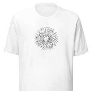 Cycling Short-Sleeve Unisex T-Shirt : Bicycle Cassette T-Shirt