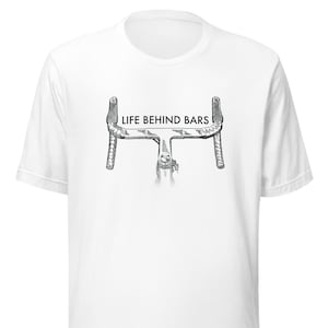 Life Behind Bars Modern T-shirt, Cycling T-shirt, Cyclist T-shirt, Biking T Shirt, Funny Bicycle T Shirt