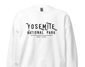 Yosemite National Park Crewneck National Park Sweatshirt