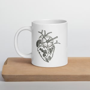 Anatomical Cycling Heart Mug for Cyclists