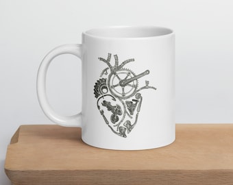 Anatomical Cycling Heart Mug for Cyclists