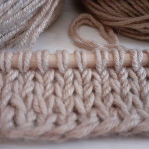 Pelote de 100% cachemire beige chamois image 2