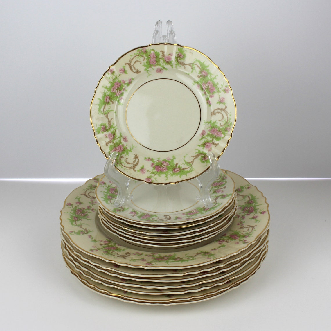 Federal Shape Syracuse China Dearborn Pattern Dinner Plate and Etsy