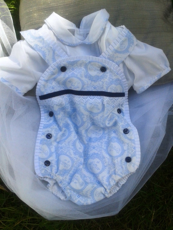 Baby Boy Blue White Suit Kids Clothes Spring Summer 2015 Etsy