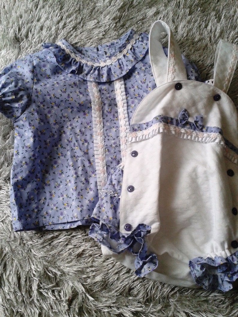 spanish handmade girl outfit toddller purple shirt baby girl ruffle bloomers and shirt kids white short pants newborn kids clothes