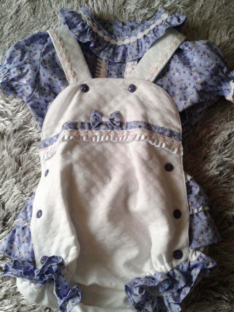 spanish handmade girl outfit toddller purple shirt baby girl ruffle bloomers and shirt kids white short pants newborn kids clothes