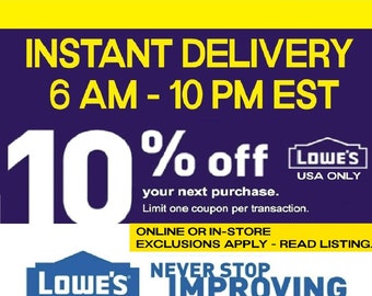 Home Depot Coupon - Etsy