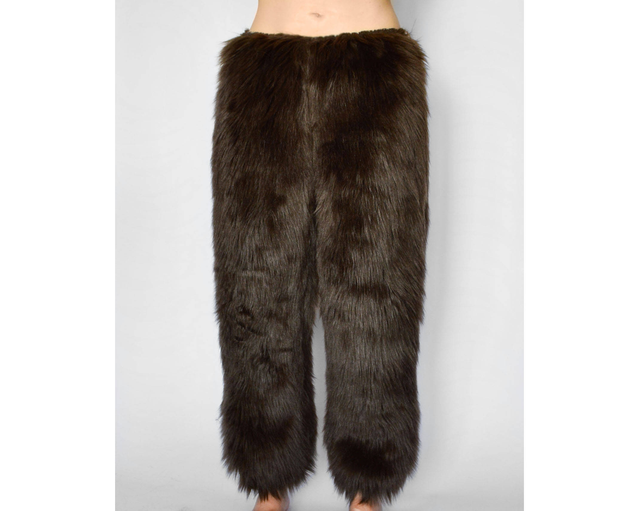 Brown Fur Pants Brown Bear Pants 
