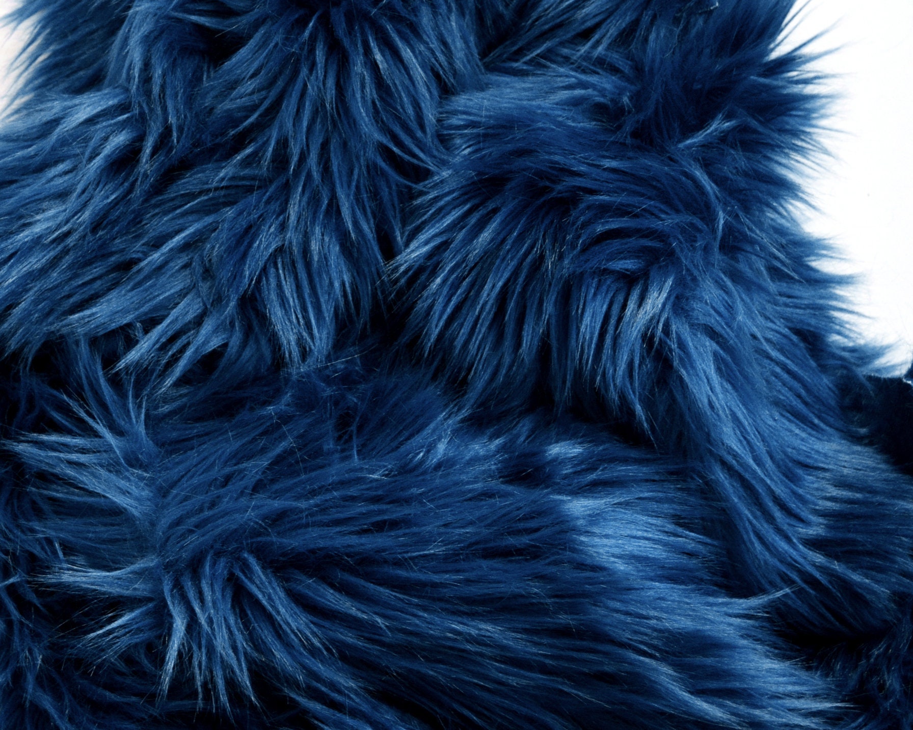 Navy Faux Fur Fabric Craft Size Squares Navy Blue Fur Fabric Etsy