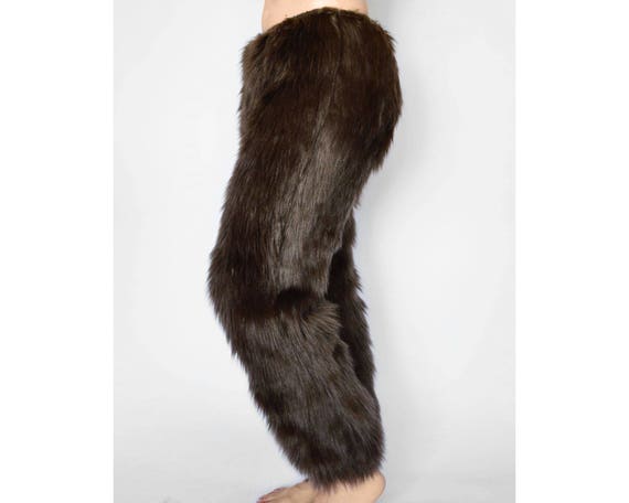 Brown Fur Pants Brown Bear Pants 