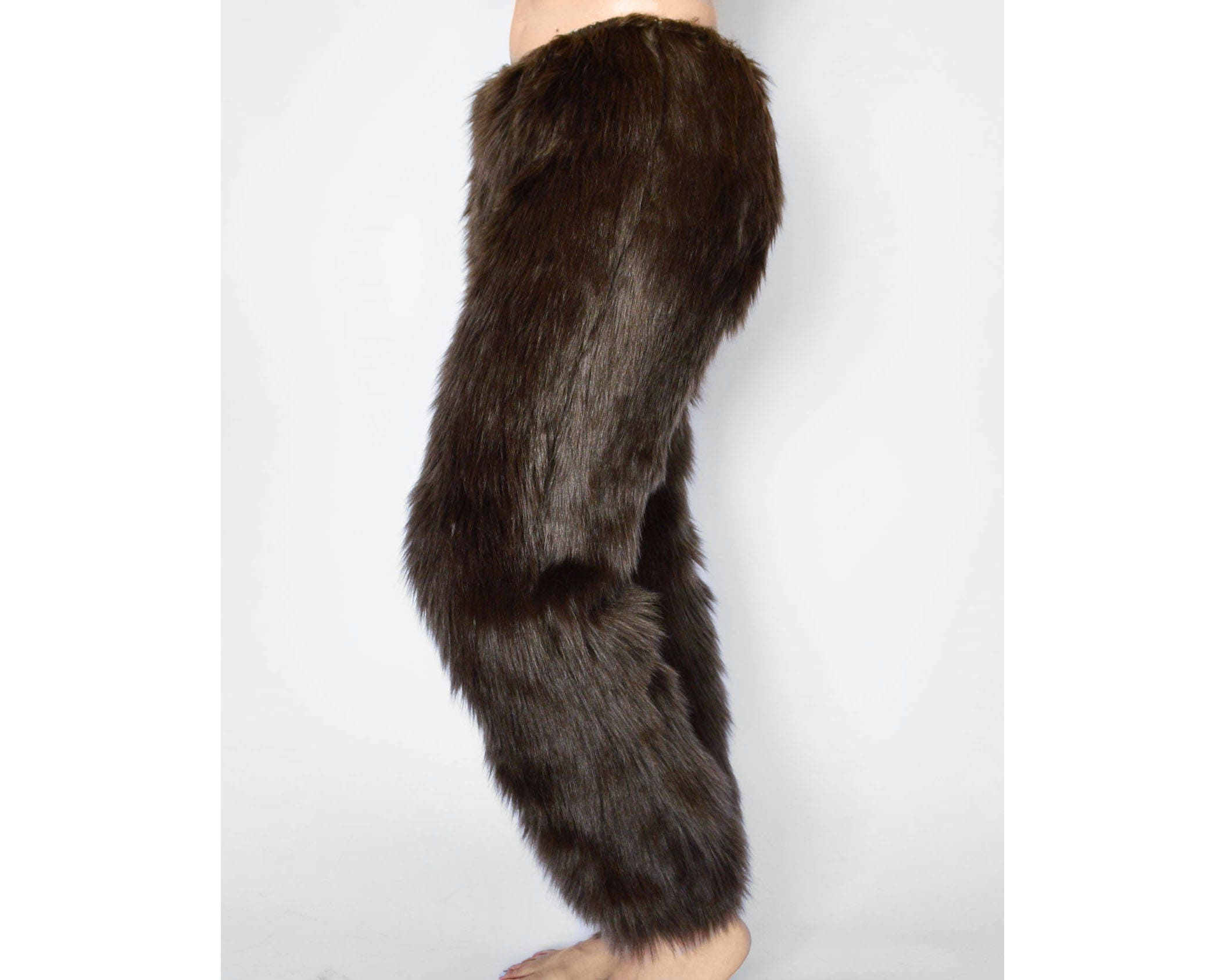 Brown Fur Pants Brown Bear Pants Werewolf Pants Fur Pants Etsy