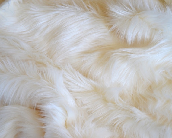 Faux Fur Fabric FAT SQUARES Soft Cuddly Plain Luxury Handle Medium Pile Neotrims
