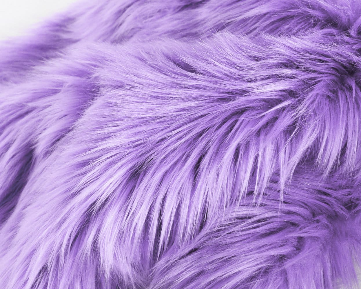 Lavender Faux Fur Craft Squares Lavender Faux Fur Fabric Etsy