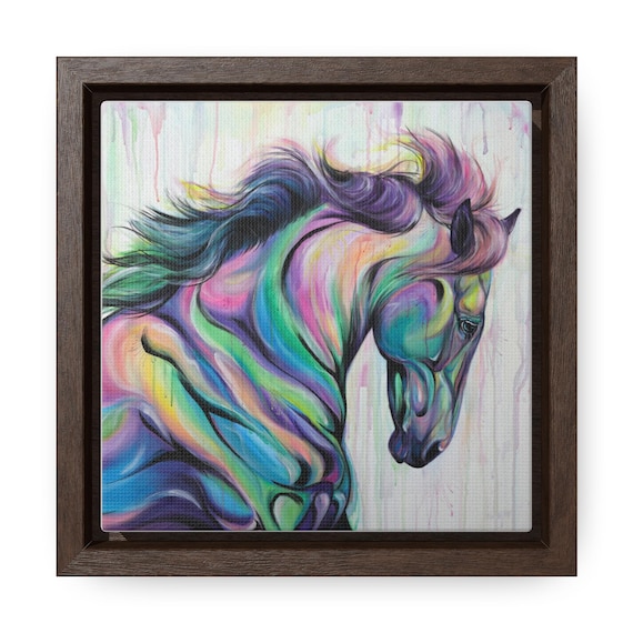 Colorful Horse Painting - Print on Canvas