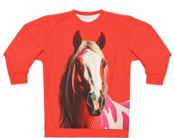 Paint Horse Pop Art Unisex Sweatshirt