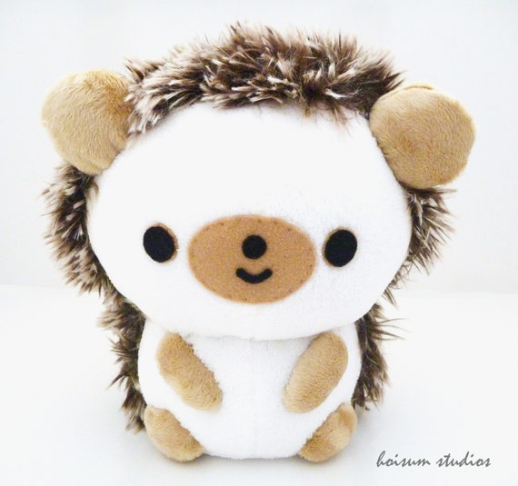 kawaii hedgehog plush