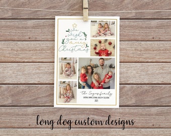 Christmas Card with Photo/Picture//We wish you a MerryChristmas - Digital Printable