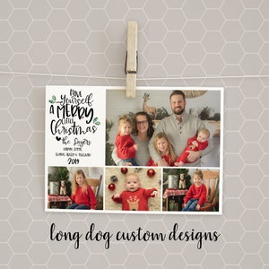 Christmas Card with Photo/Picture//Have yourself a Merry Little Christmas - Digital Printable